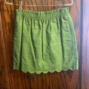 J Crew Scalloped Skirt